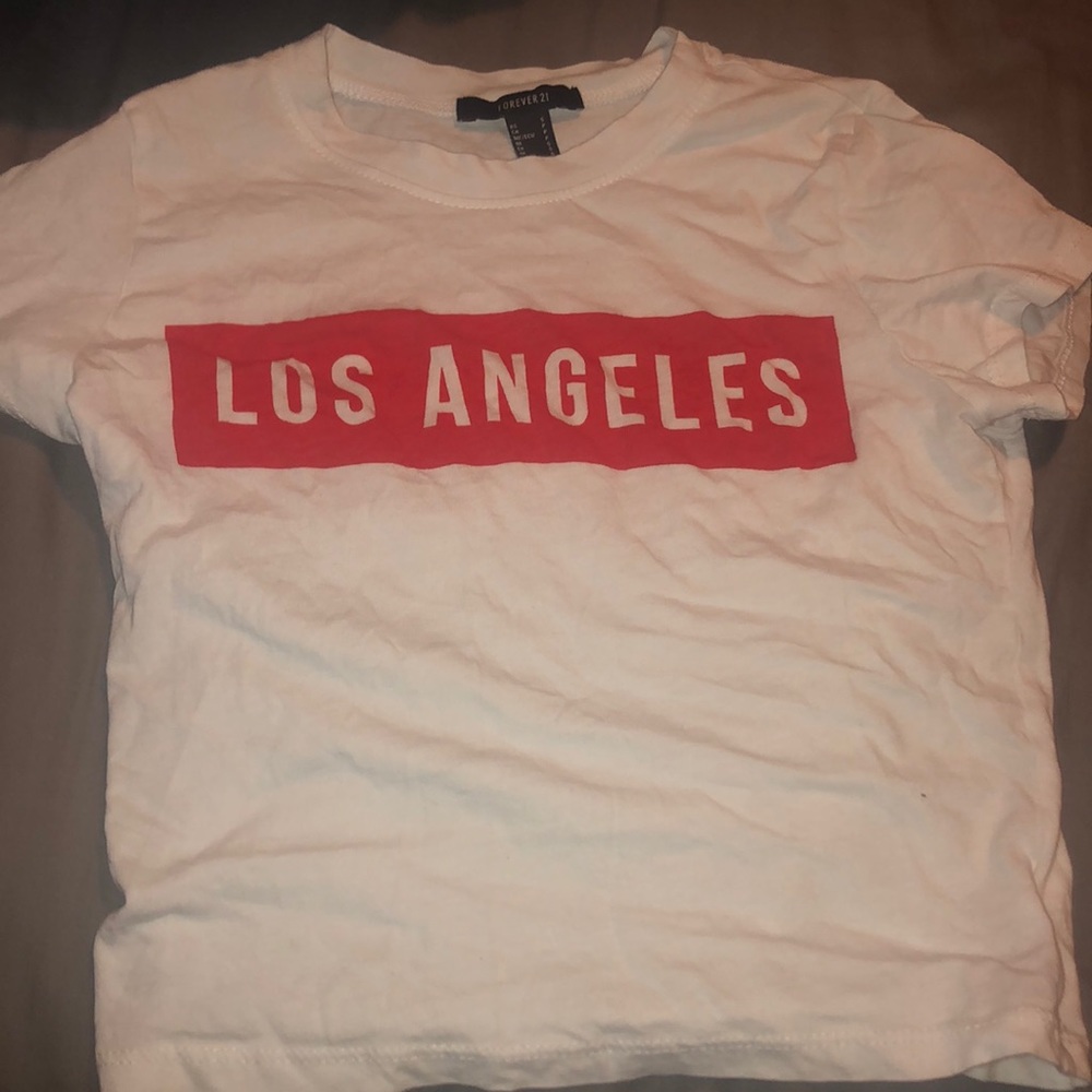 Los Angeles tight crop top